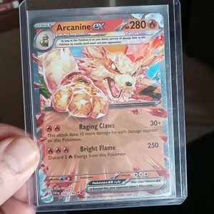 POKéMON 2023 Arcanine EX 32/198 full holographic SUPER RARE Card (2023)🆕